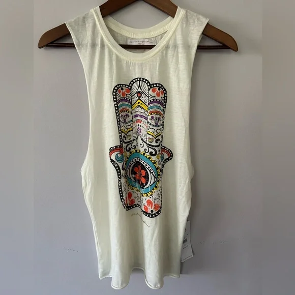 Spiritual Gangster Hamsa Day of the Dead Muscle Tee, NWT, Size M - Picture 2 of 6